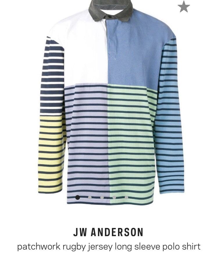 JW Anderson Rugby patchwork shirt Size US M / EU 48-50 / 2 - 2 Thumbnail