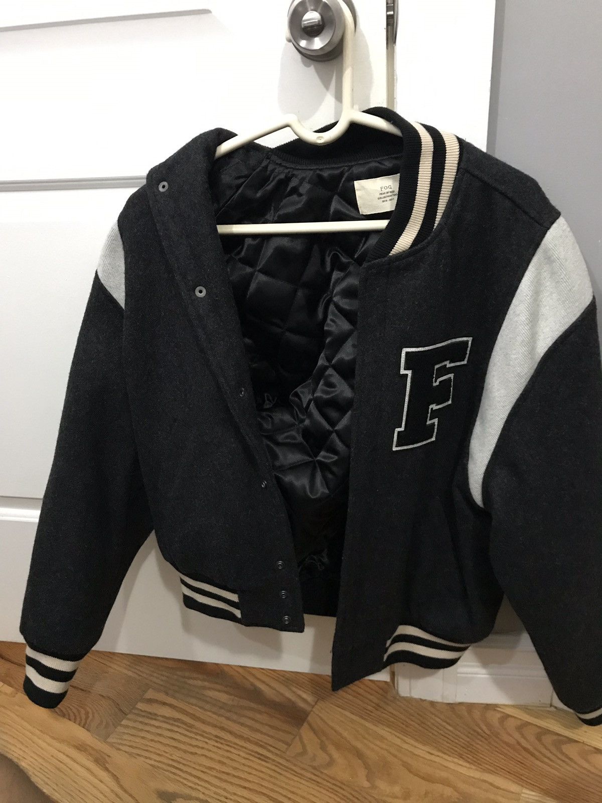 FOG Fear Of God essentials ウールバーシティジャケット Fear Of God Varsity Jacket | Grailed