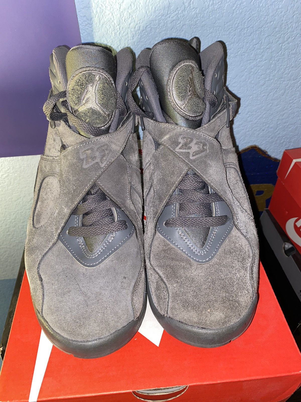 Jordan Brand Air Jordan 8 Retro Cool Grey 2017 Size US 10 / EU 43 - 3 Thumbnail