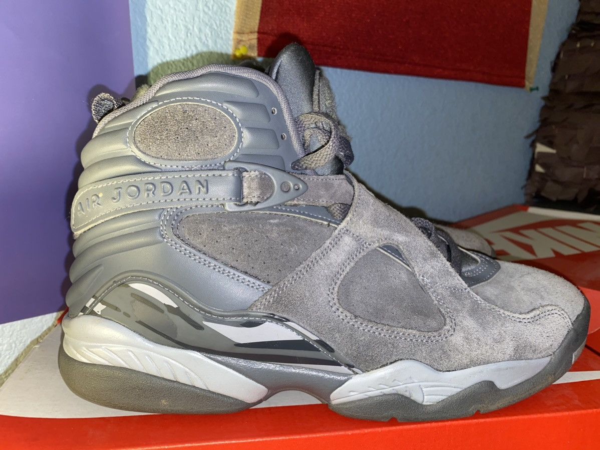 Jordan Brand Air Jordan 8 Retro Cool Grey 2017 Size US 10 / EU 43 - 2 Thumbnail
