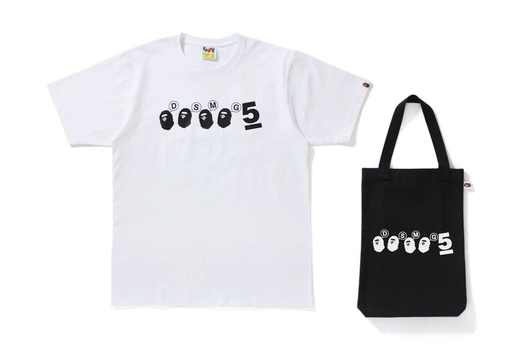 Bape × Dover Street Market Bape x Dover Street Market Ginza 5th Tee and Bag Size US XL / EU 56 / 4 - 1 Preview