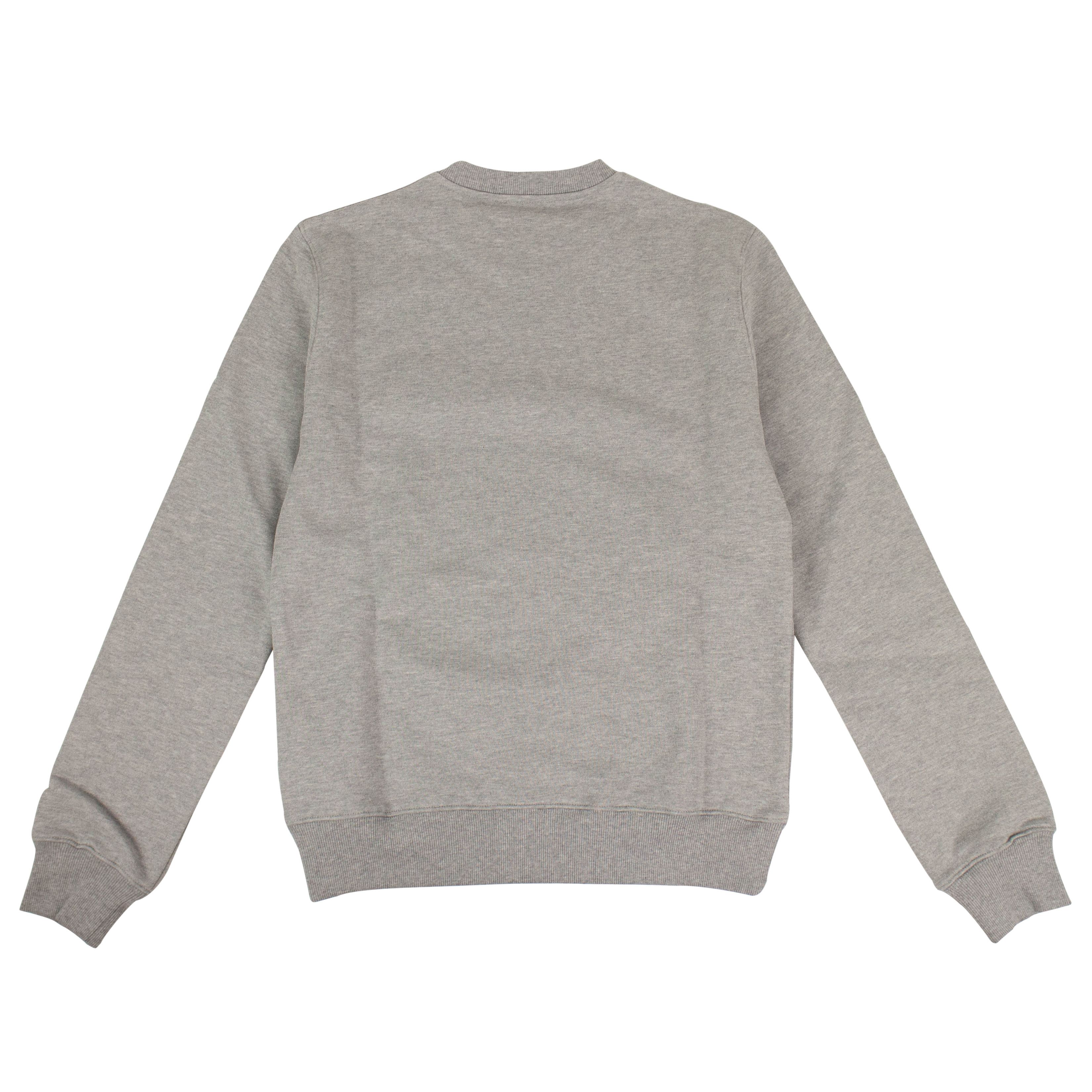 Dior Gray Cotton 'CD Icon' Logo Crew-Neck Sweater Size XL Size US XL / EU 56 / 4 - 5 Thumbnail