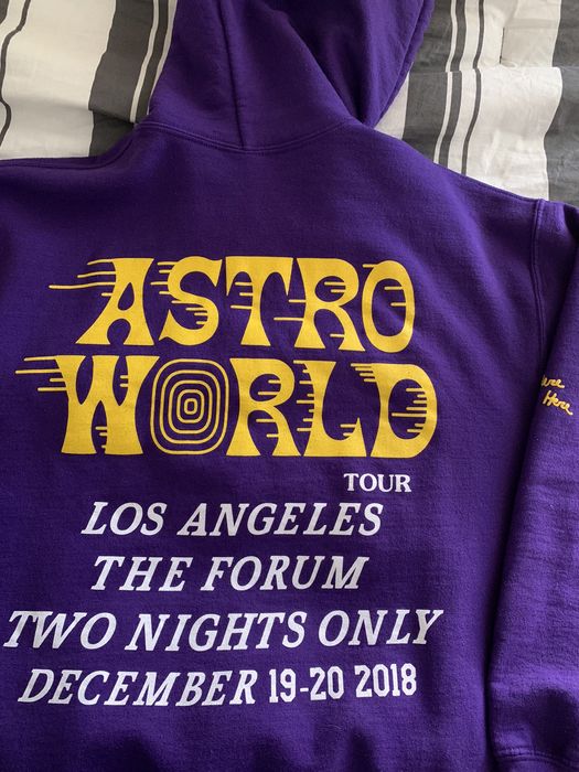 Astroworld on sale lakers hoodie