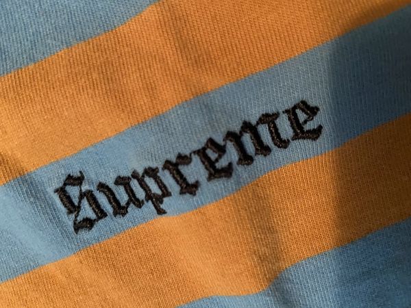 Supreme bar 2024 stripe tee