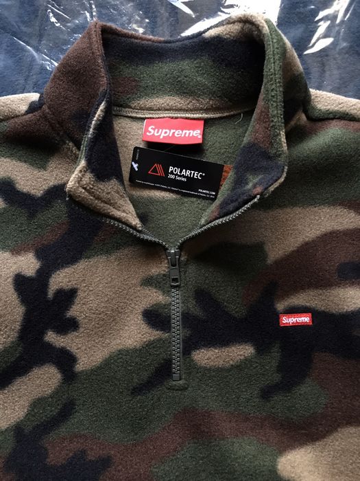 Supreme SUPREME Polartec Half Zip Pullover - Camouflage | Grailed