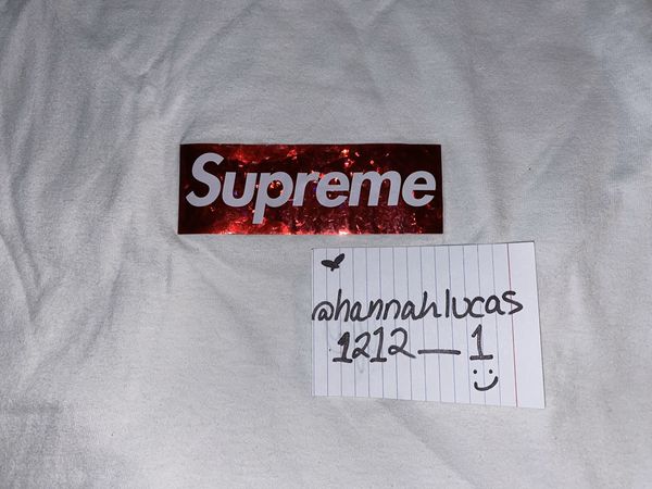 Supreme Supreme Holographic Box Logo, Grailed