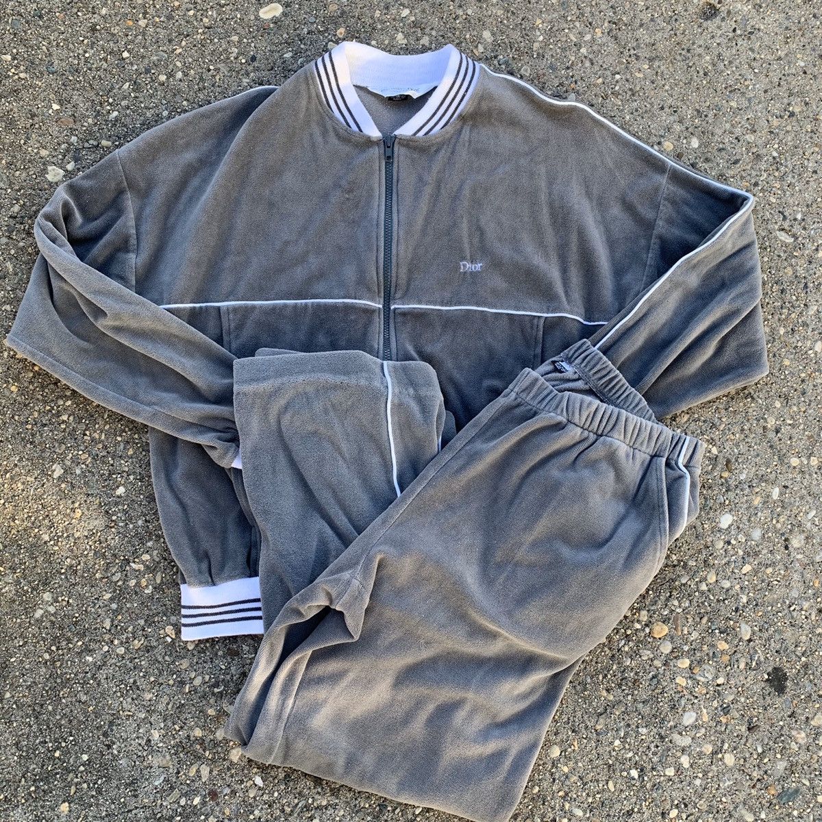 Dior best sale velour tracksuit