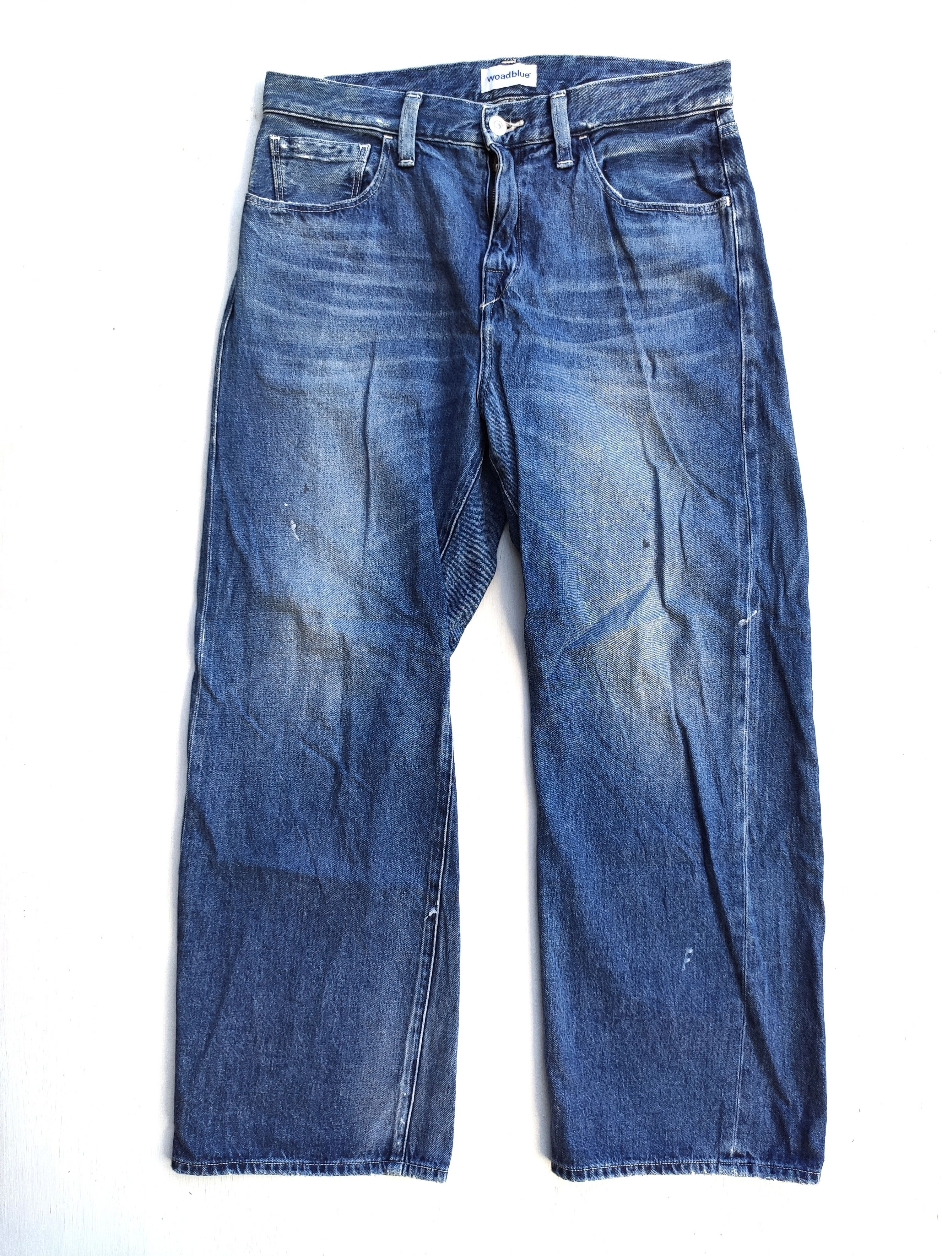Le Grande Bleu (L.G.B.) 🔥 Woad blue jeans made in Japan yamatwo.ltd Size US 32 / EU 48 - 2 Thumbnail