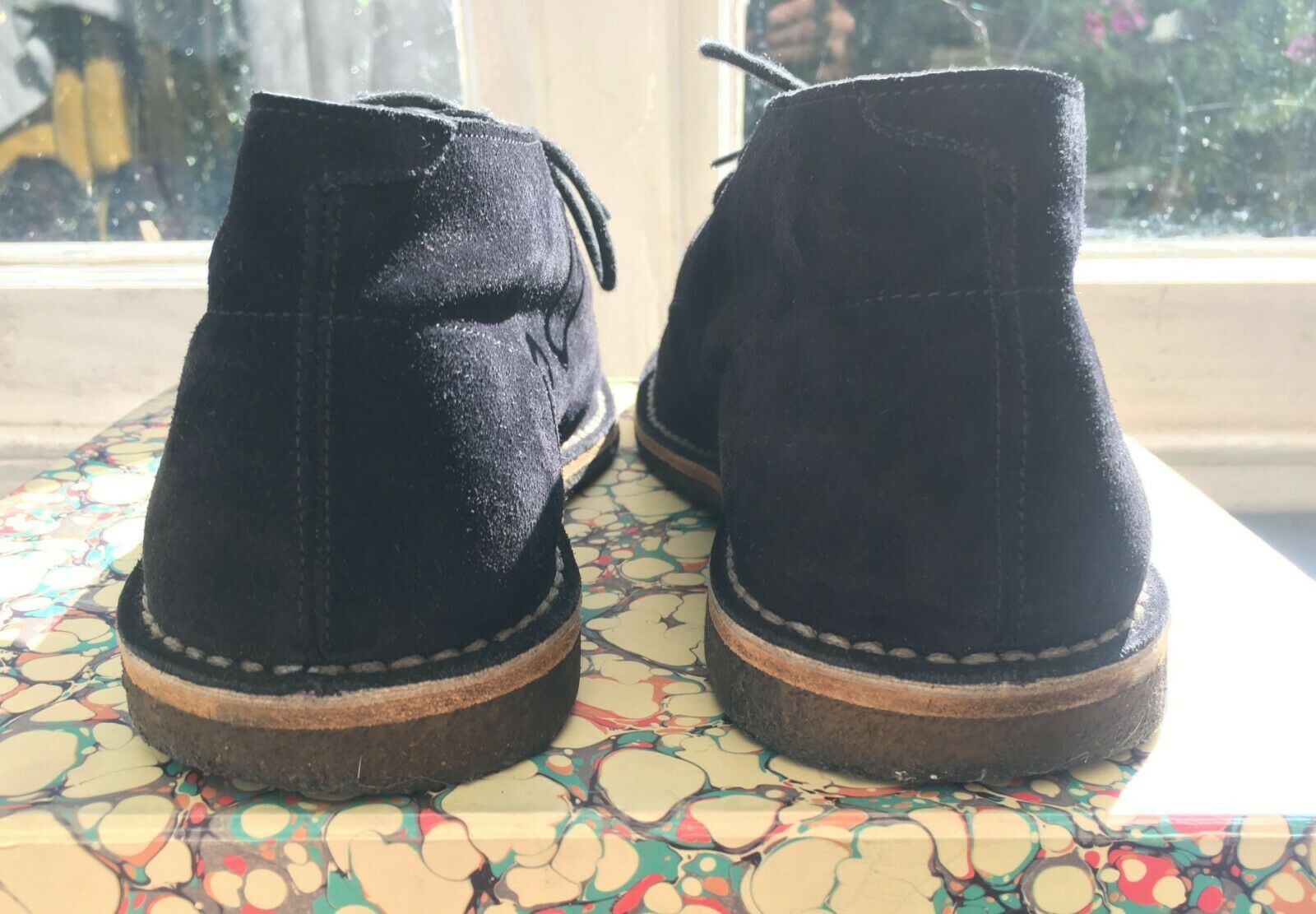 Dries Van Noten Dark Navy Suede Chukka/Desert Boot Black EU42 Size US 9 / EU 42 - 8 Thumbnail