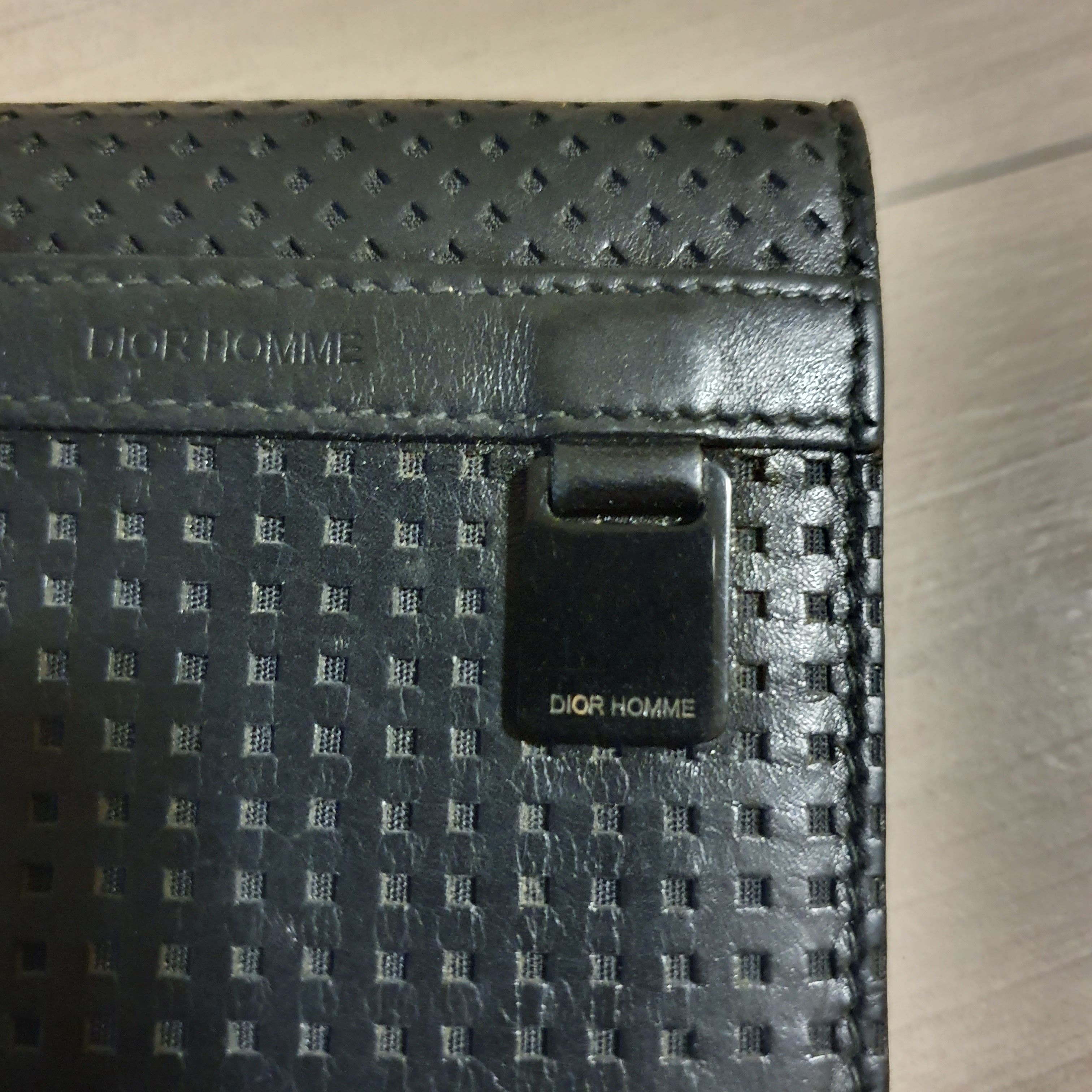 Dior Dior Homme by Hedi Slimane SS07 Perforated Bilfold