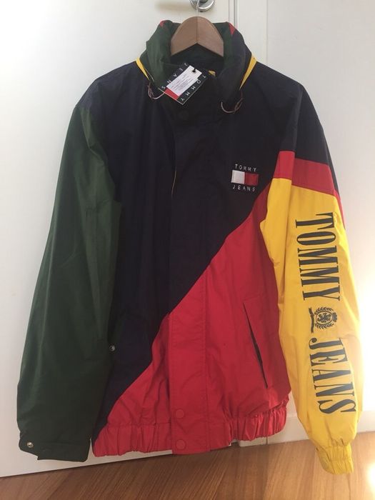 Tommy jeans 90s capsule clearance colourblock sweatshirt