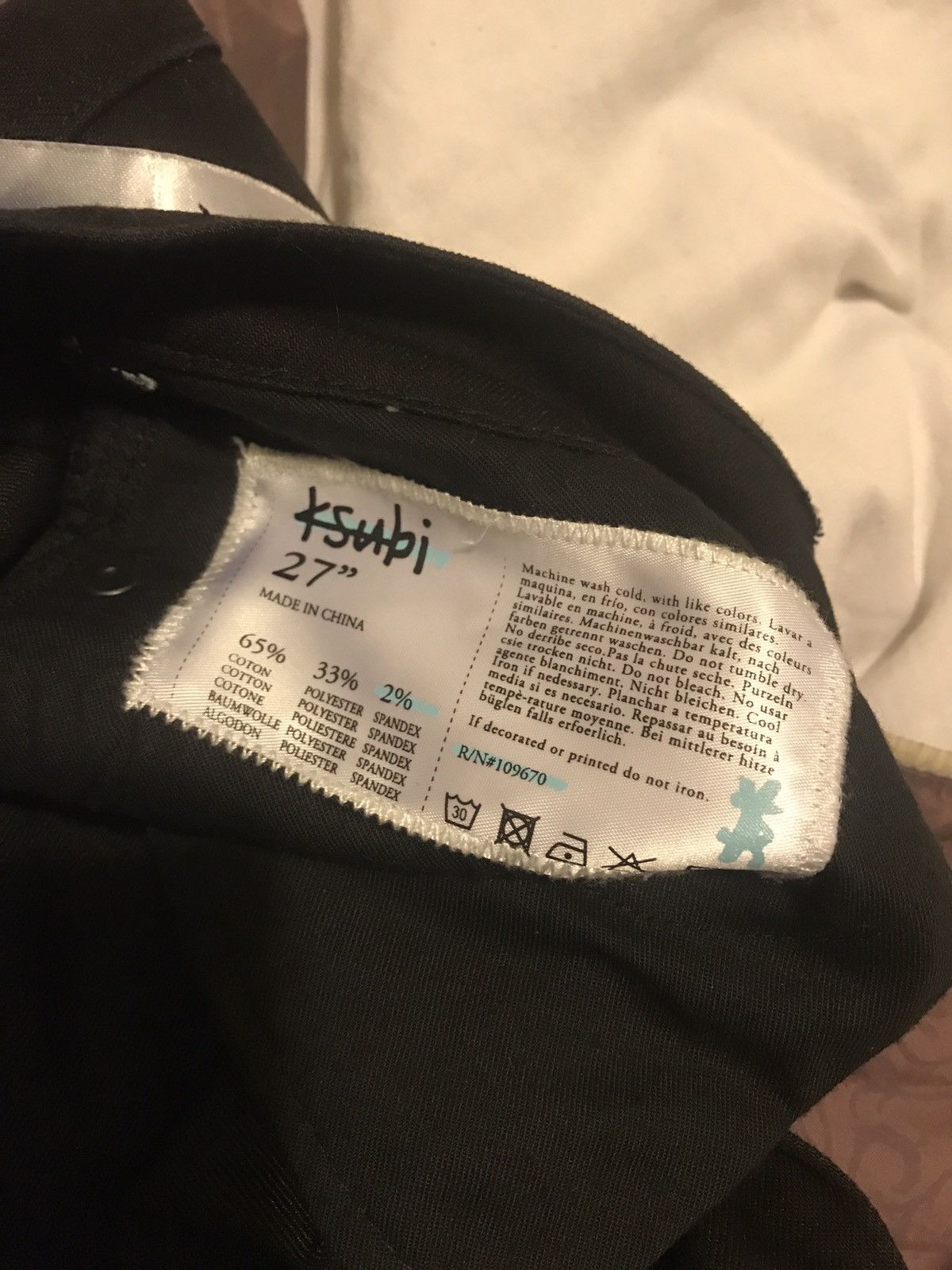 Ksubi Black Knight Super Skinny W/ Zippers Size US 27 - 5 Thumbnail