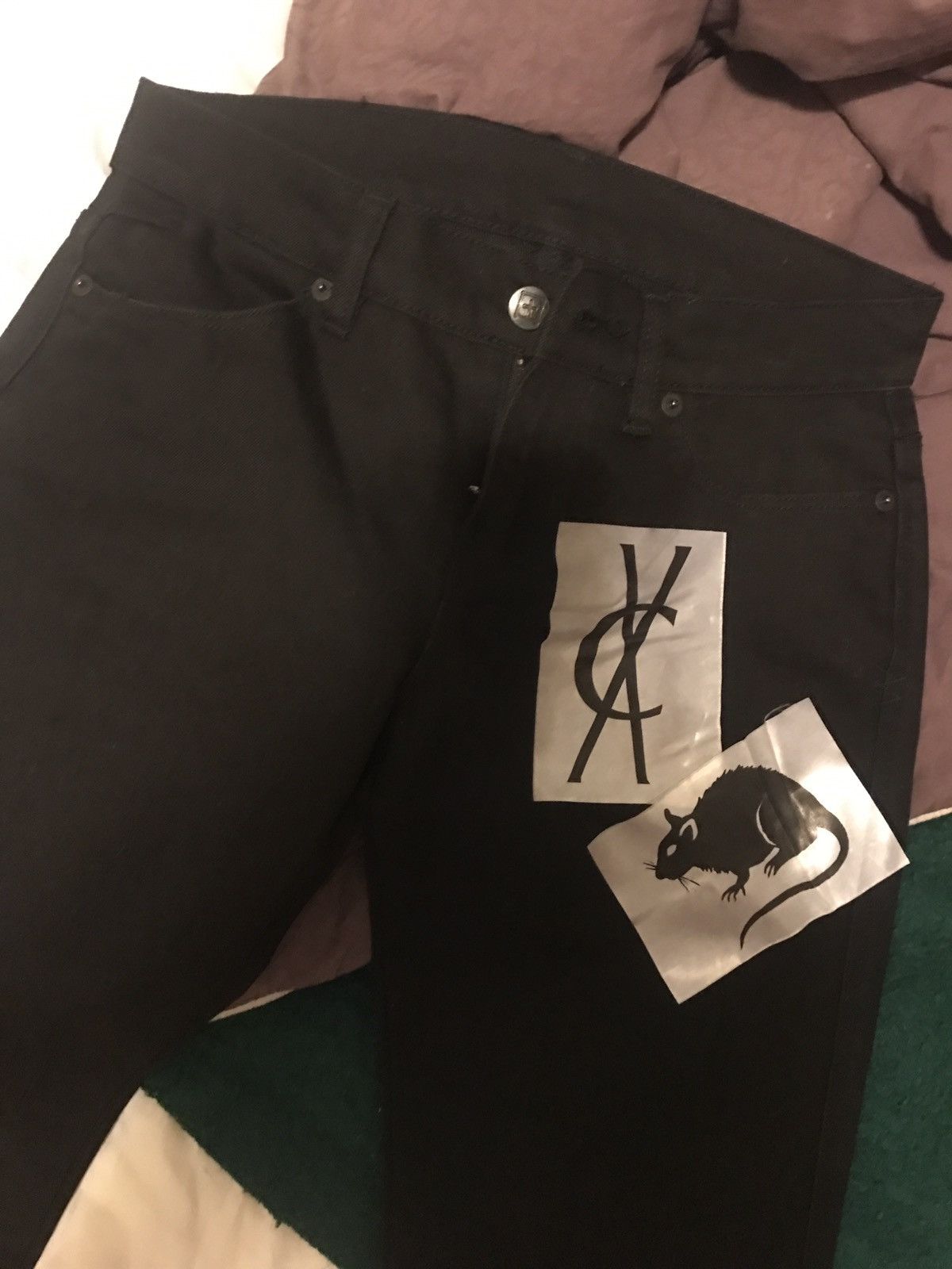 Ksubi Black Knight Super Skinny W/ Zippers Size US 27 - 1 Thumbnail