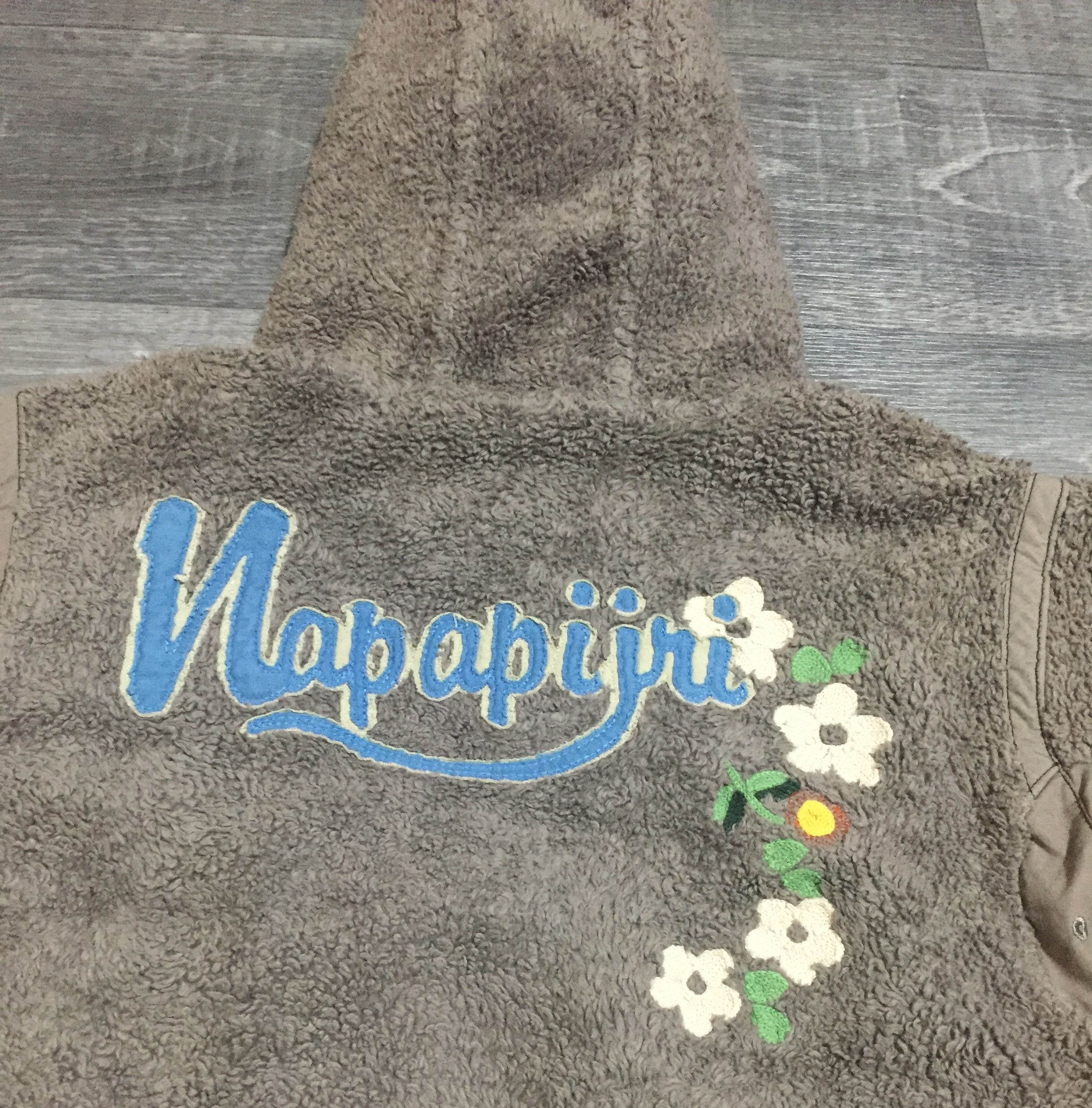 Napapijri Women's Sherpa Fleece Full Zip Jacket Embroidered Logo Size US L / EU 52-54 / 3 - 7 Thumbnail
