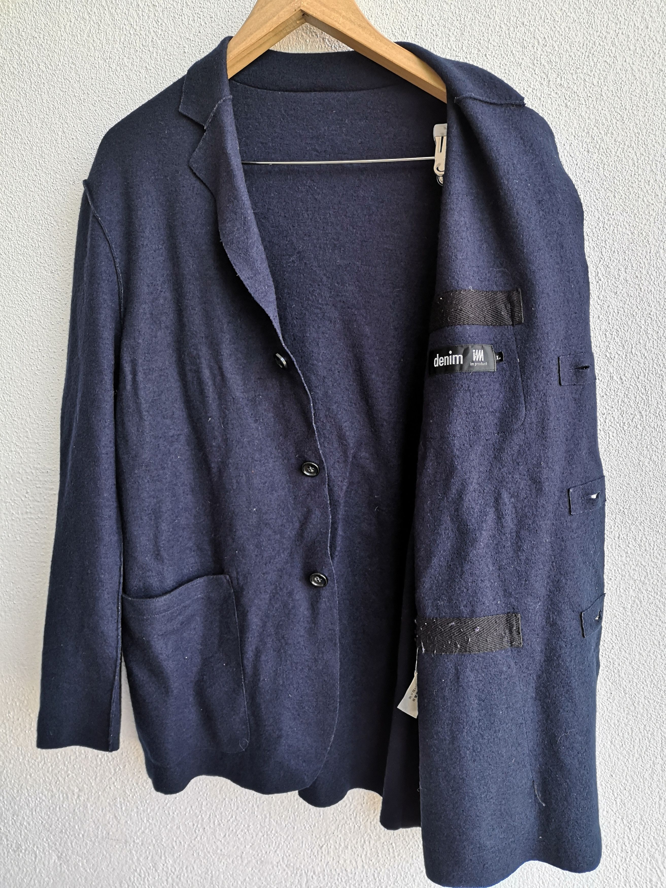 ISSEY MIYAKE イッセイミヤケ im product denim LINE クロップド 