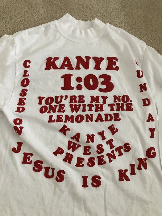 Kanye West CPFM FOR JIK T-SHIRT III Jesus Is King Yeezy Cactus