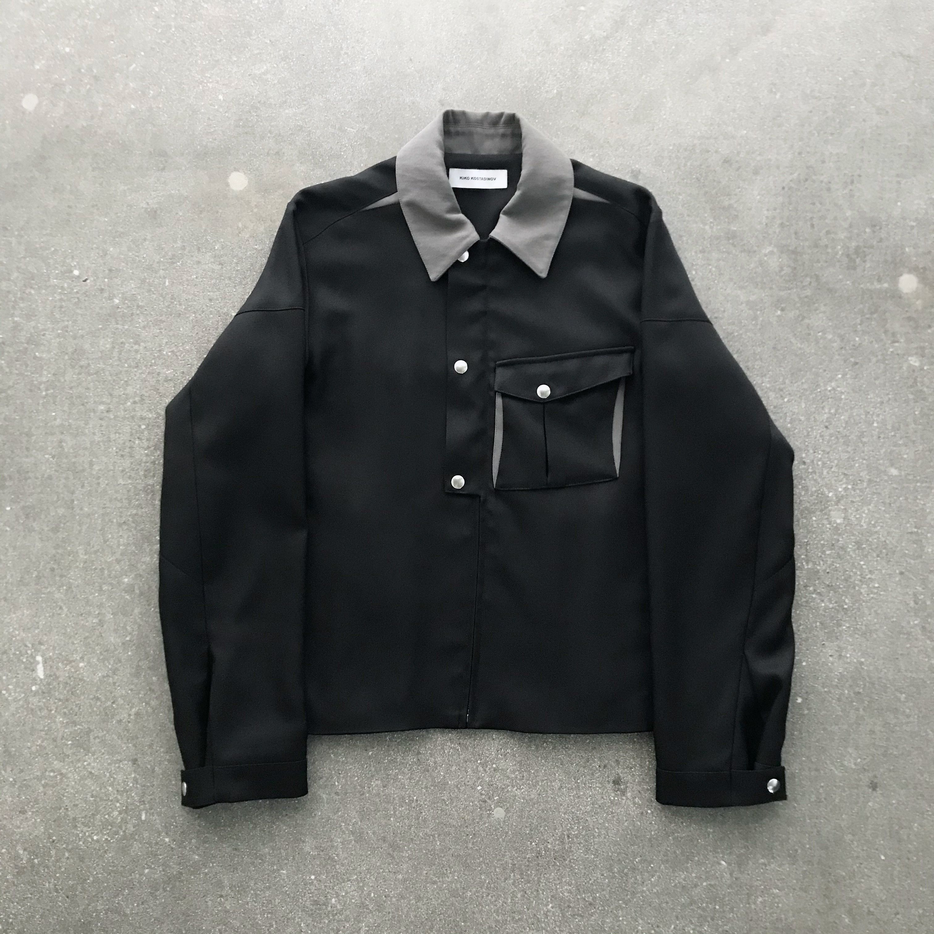 Kiko Kostadinov SS 2019 KAFKA ENVELOPE POCKET SHIRT JACKET - LARGE