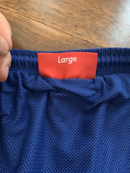 Supreme Supreme arc logo water short size large royal blue | Grailed