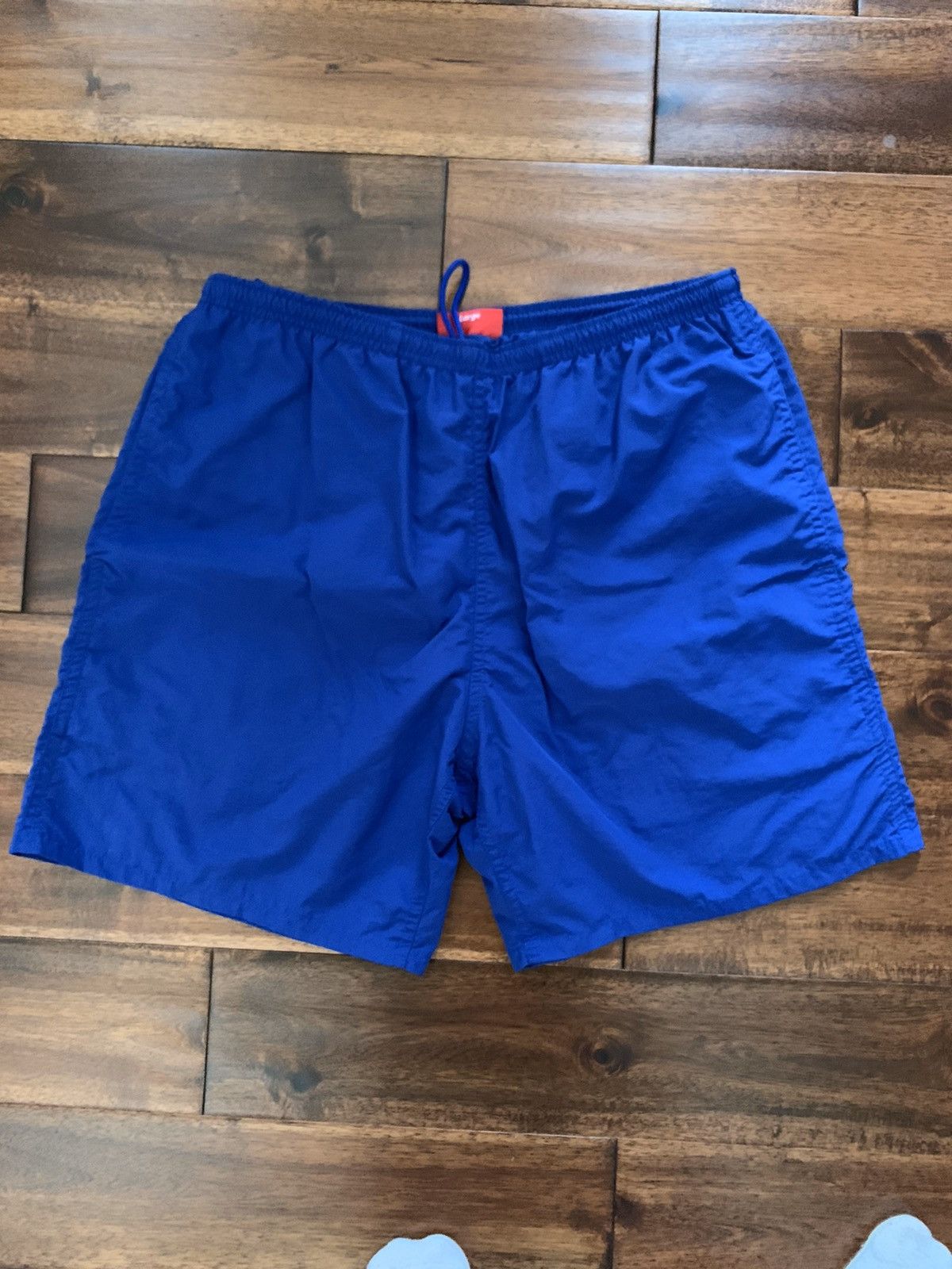 Supreme Supreme arc logo water short size large royal blue | Grailed