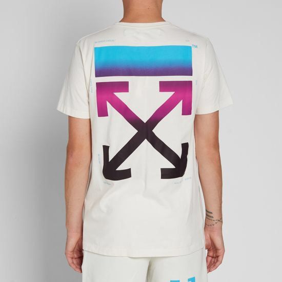 Off white gradient store tee