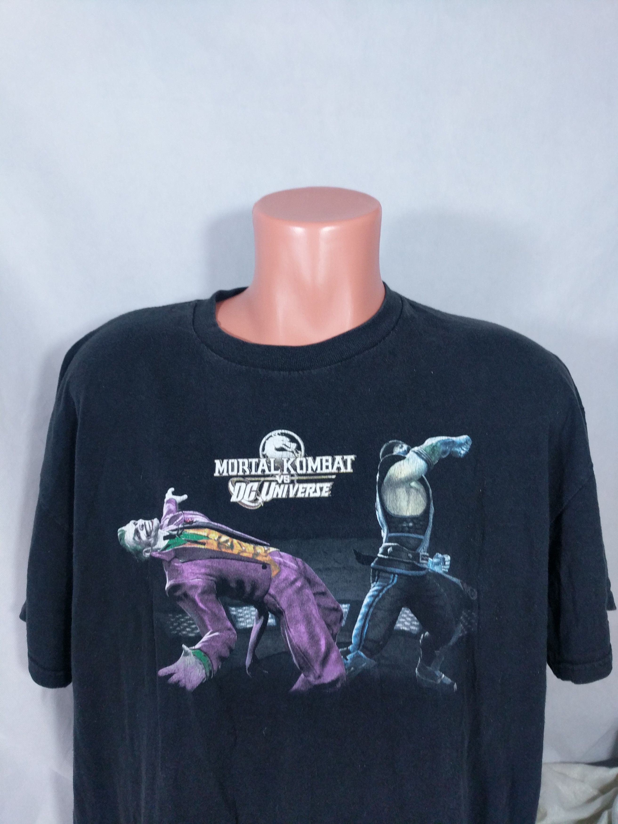 Delta Mortal Kombat Vs DC Universe T-Shirt Sz XL Black Promo | Grailed