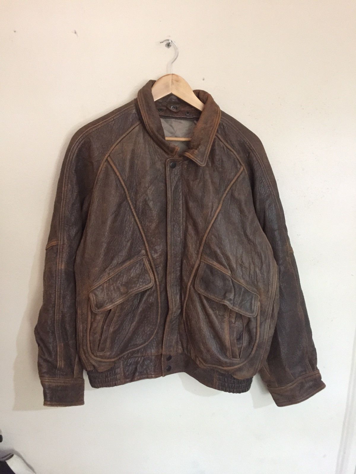 Vintage Vintage marilyn monroe leather jacket Size US L / EU 52-54 / 3 - 3 Thumbnail
