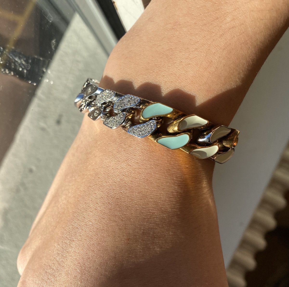 Louis Vuitton Louis Vuitton Virgil Abloh chain soapy bracelet Grailed
