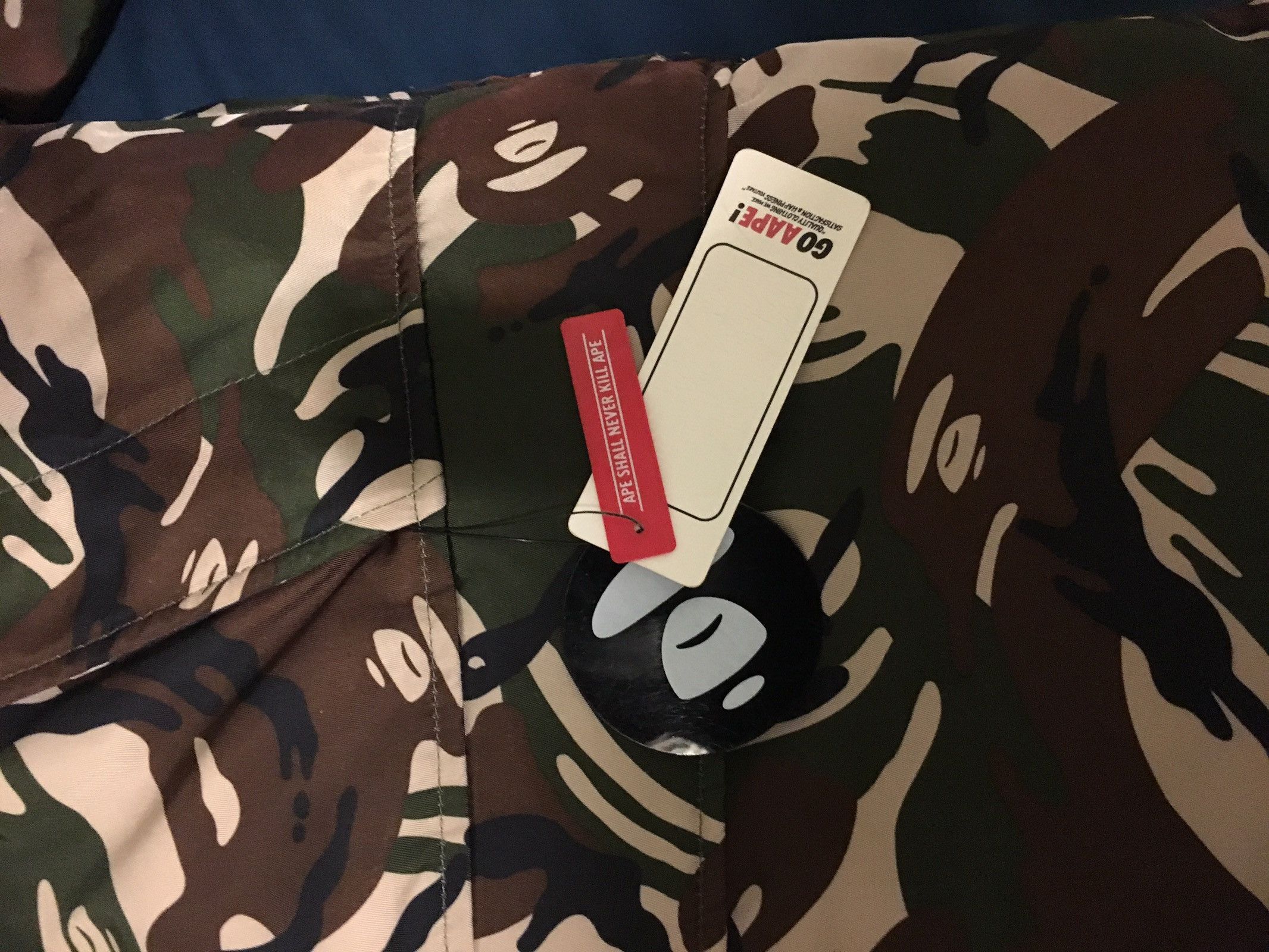 Aape Aape By A Bathing Ape Coat Size US XXL / EU 58 / 5 - 3 Thumbnail