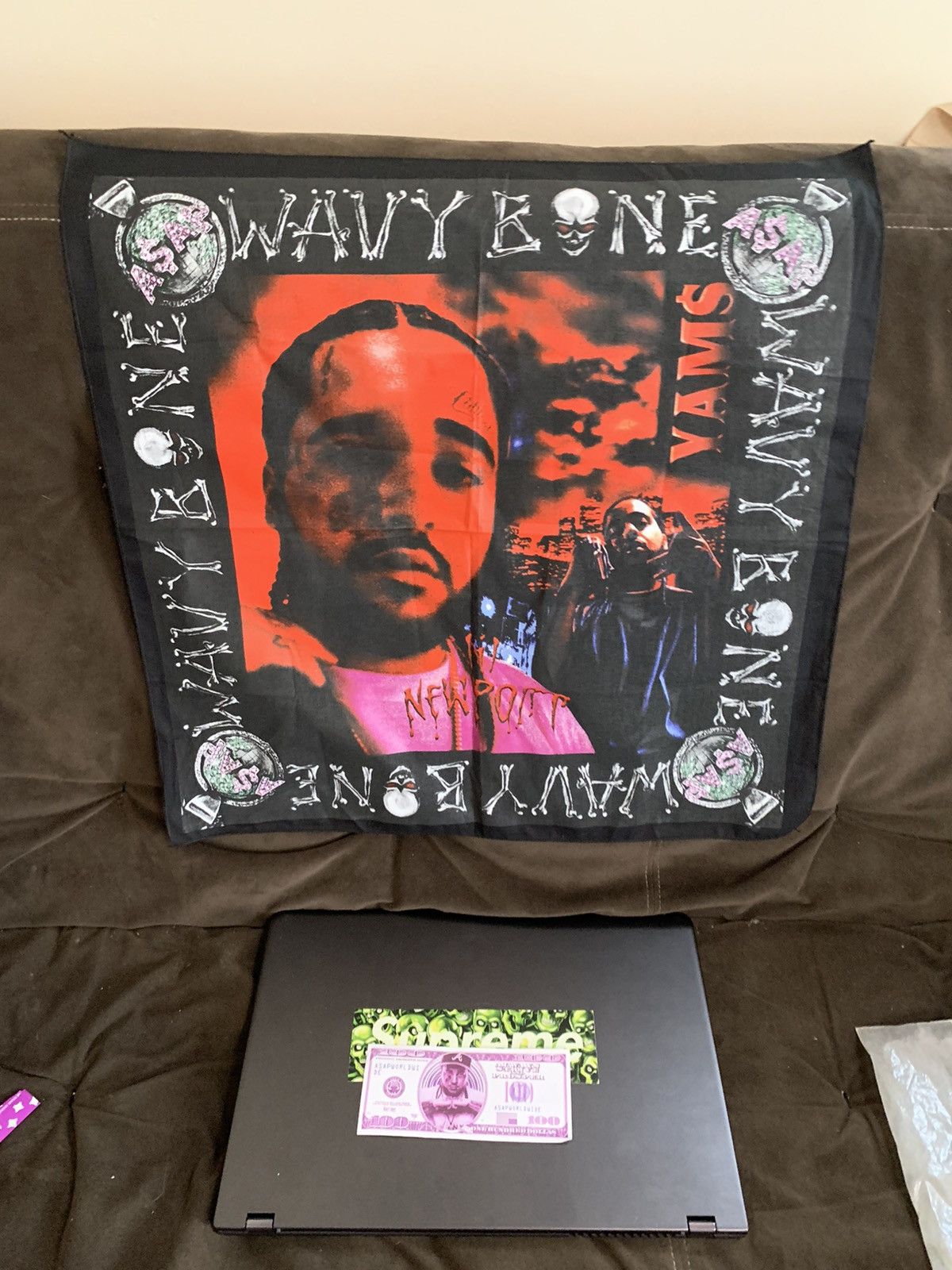 Asap Rocky AAP YAMS DAY BANDANA AAP Mob AAP Rocky Grailed