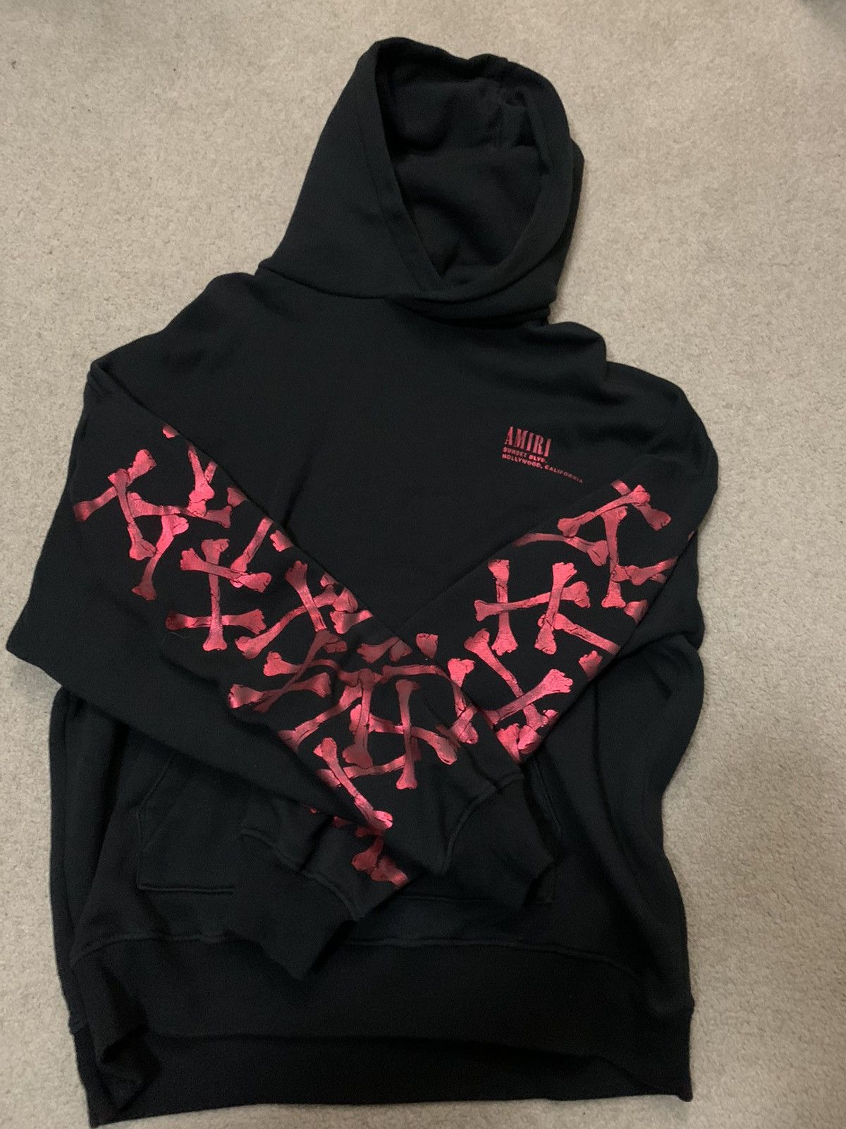 Revenge red bones hoodie new arrivals