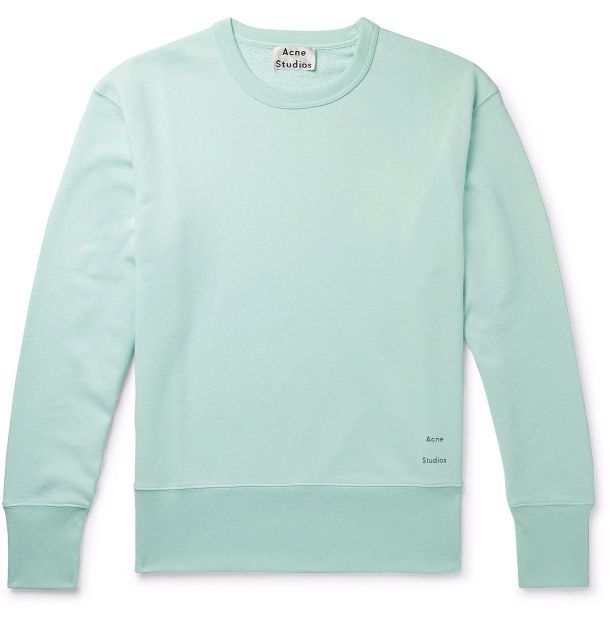 image of Acne Studios Light Green Lime Sweatshirt, Men's (Size 2XL)