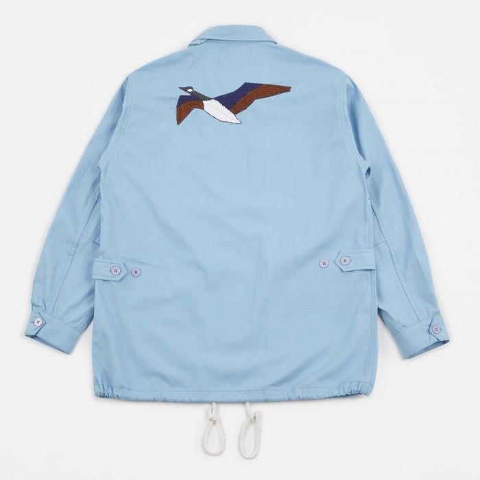 NOMA t.d Noma td t.d. Embroidered fueld jacket light blue Size US M / EU 48-50 / 2 - 1 Thumbnail