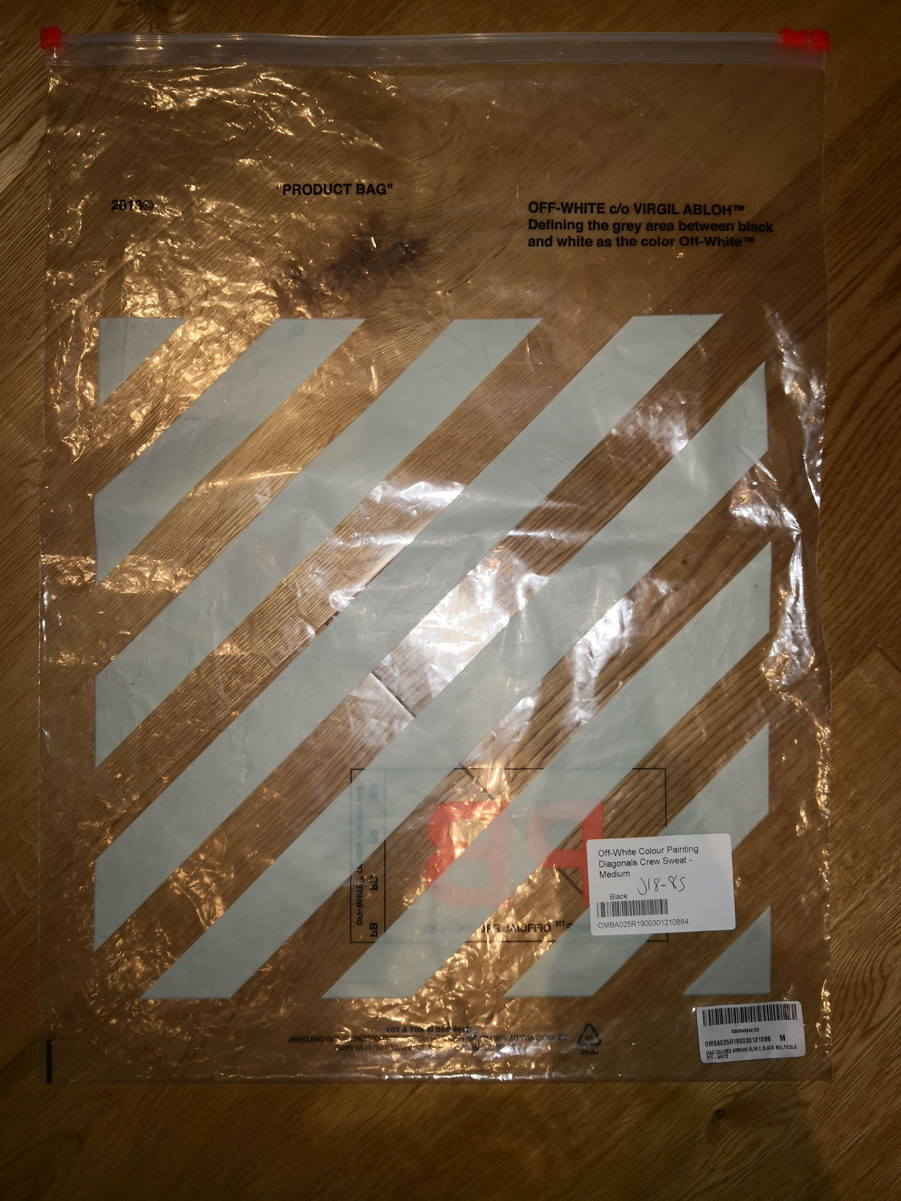 Off-White Off-White Colour Painting Diagonals Crew Sweat Size US M / EU 48-50 / 2 - 10 Thumbnail