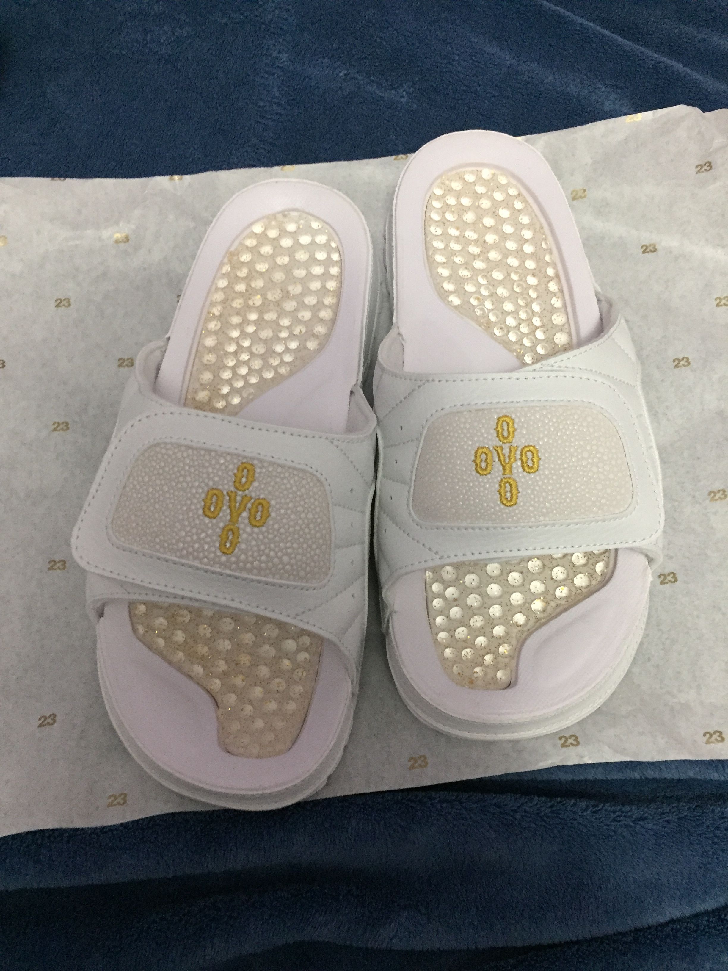 Jordan Brand OVO JORDAN SLIDES Grailed