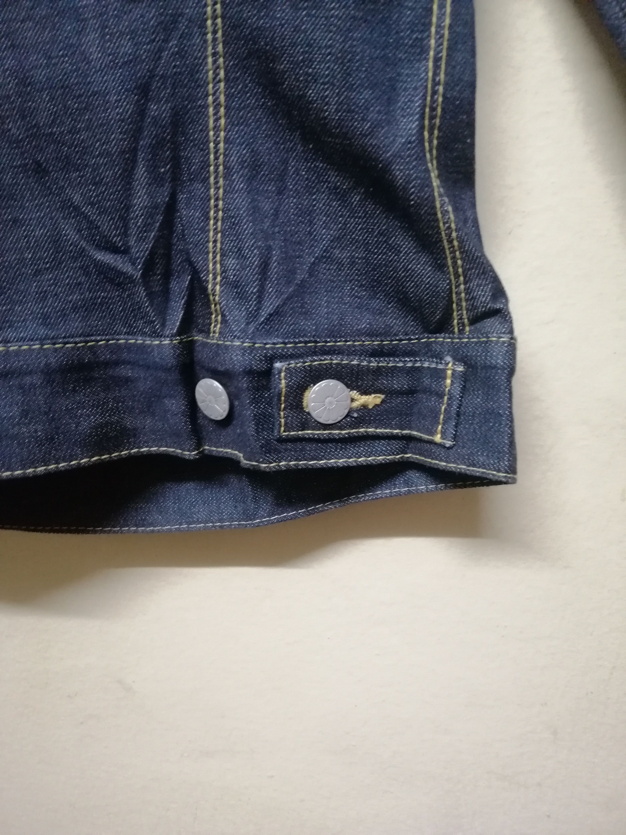 Japanese Brand × SOMET Somet Taisai Denim Jacket Nice Design Size US XS / EU 42 / 0 - 4 Thumbnail