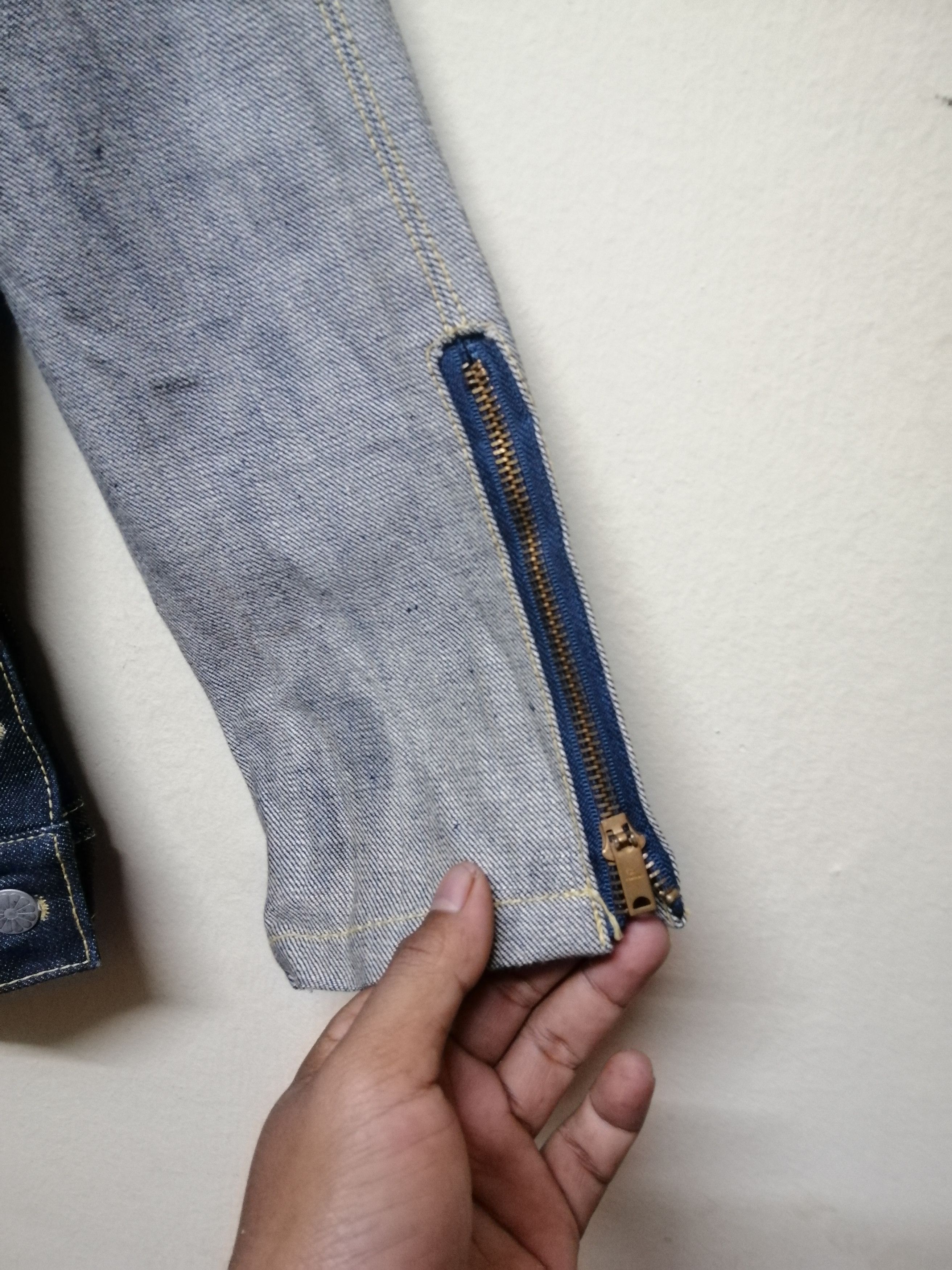 Japanese Brand × SOMET Somet Taisai Denim Jacket Nice Design Size US XS / EU 42 / 0 - 9 Thumbnail