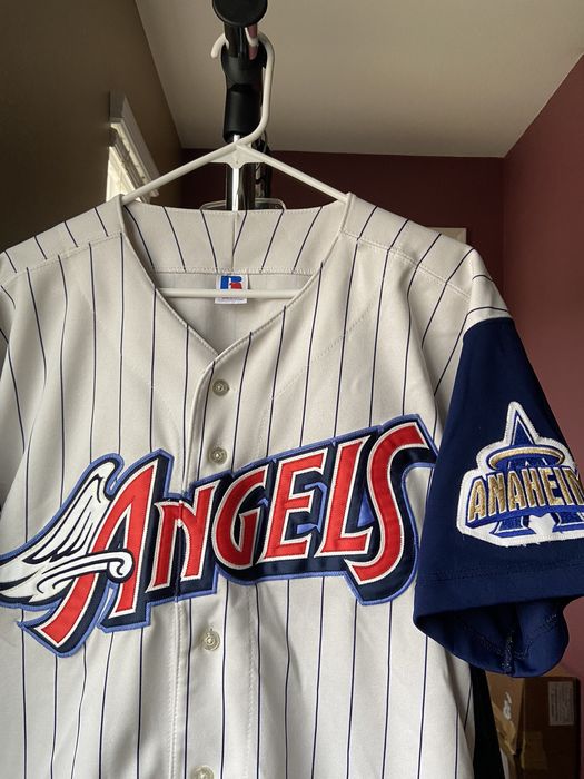 Anaheim angels shop pinstripe jersey