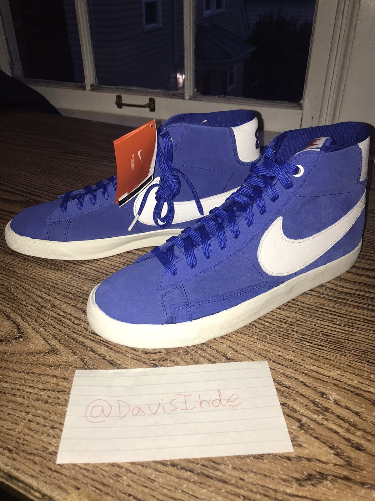 Nike Nike x Stranger Things Blazer Mid Independence Day with pins Grailed