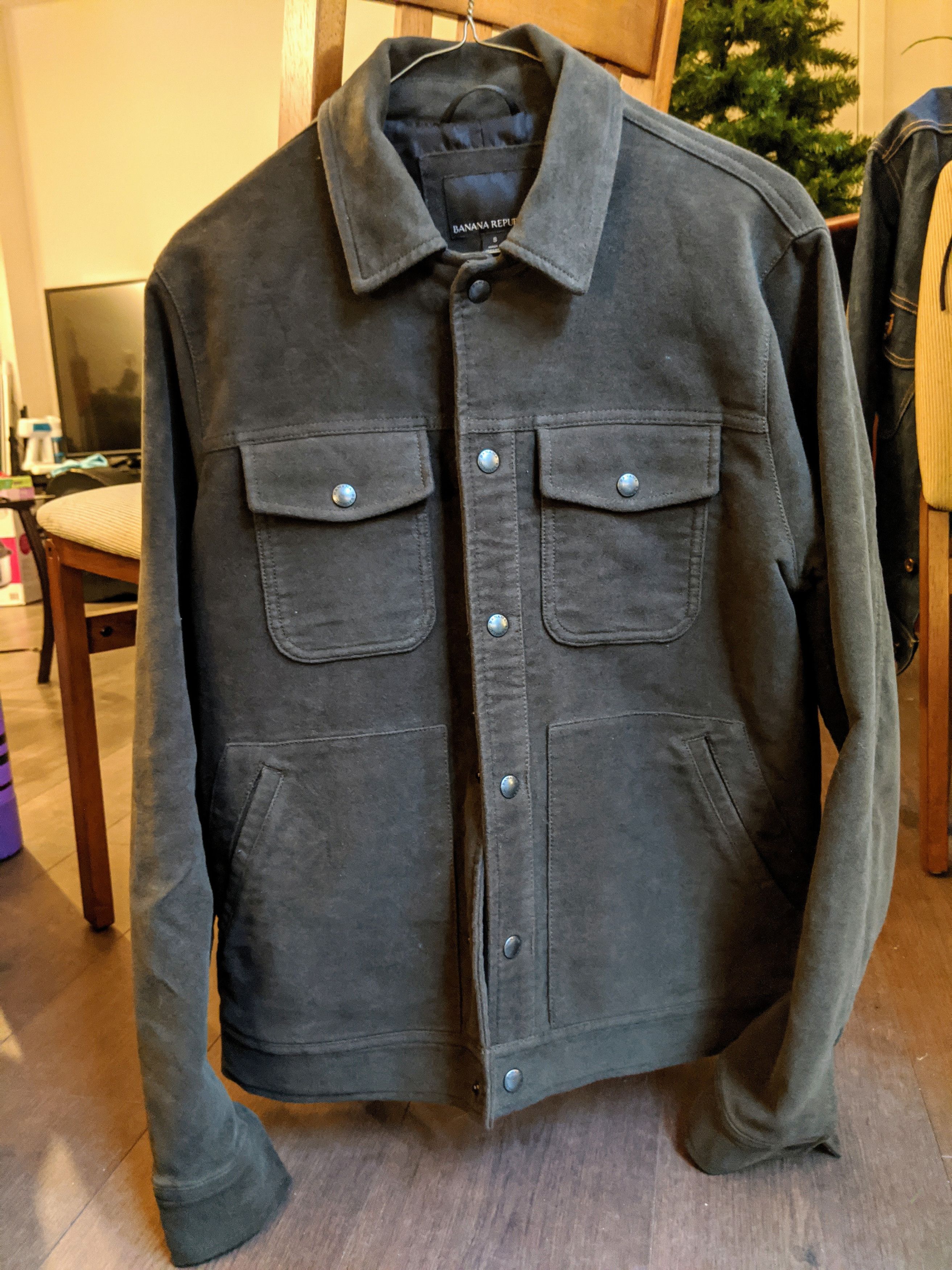 Italian moleskin hot sale trucker jacket