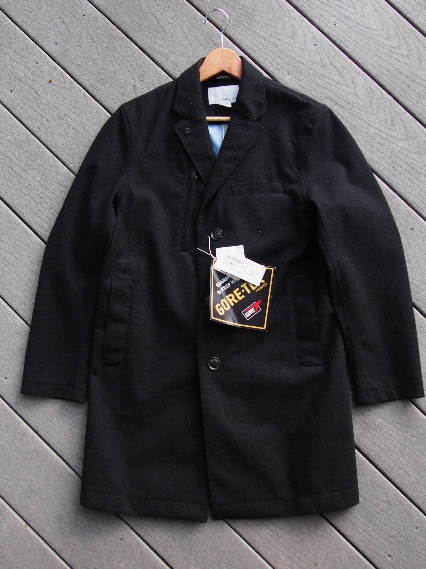 Nanamica Wool/GoreTEX Chesterfield Coat | Grailed
