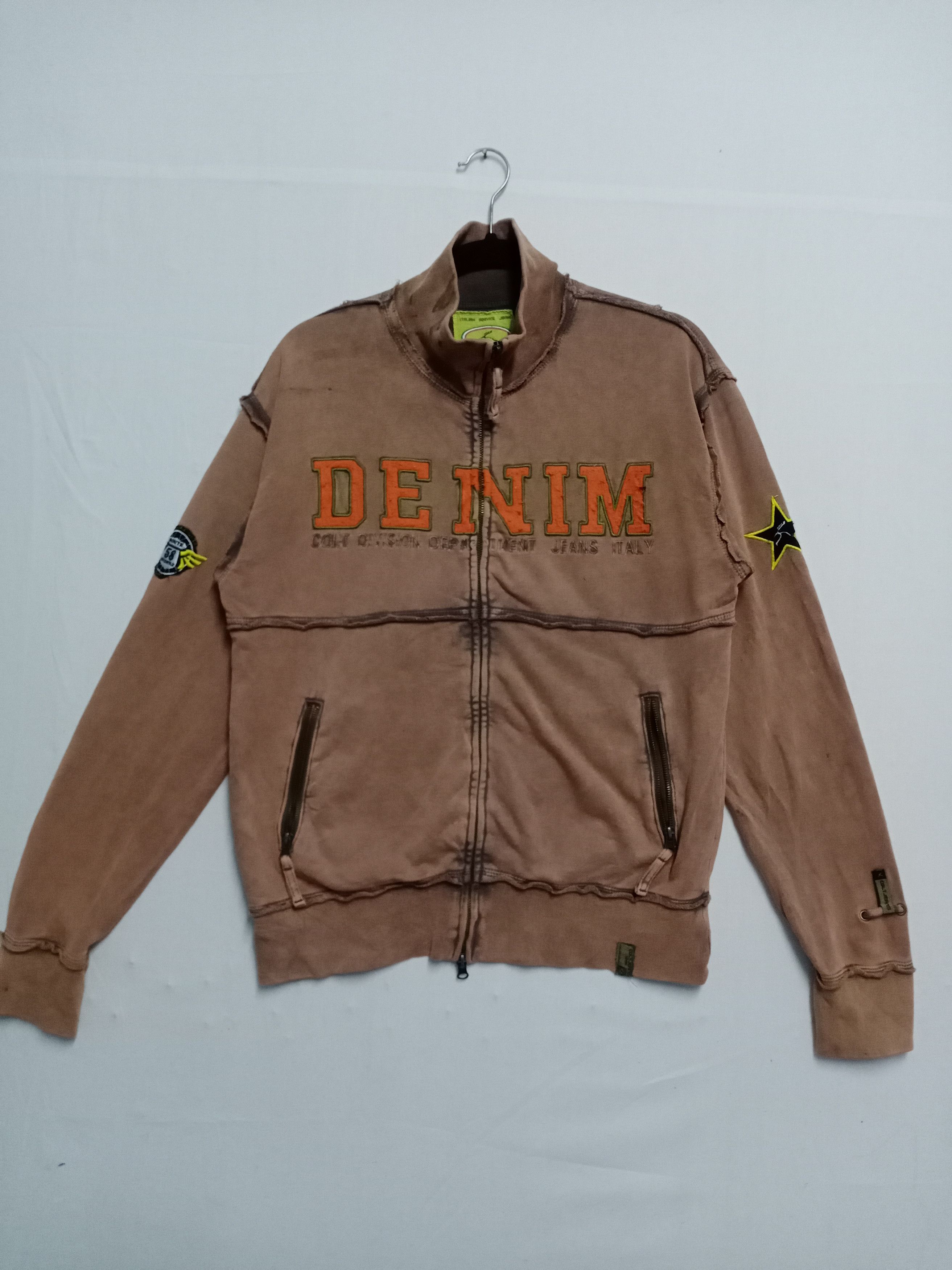 Vintage Rare Vintage Colt Denim Big Logo Distressed Fashion Sweater Size US L / EU 52-54 / 3 - 1 Thumbnail