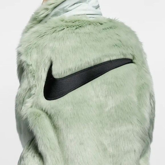 Nike x ambush women's reversible faux fur on sale coat