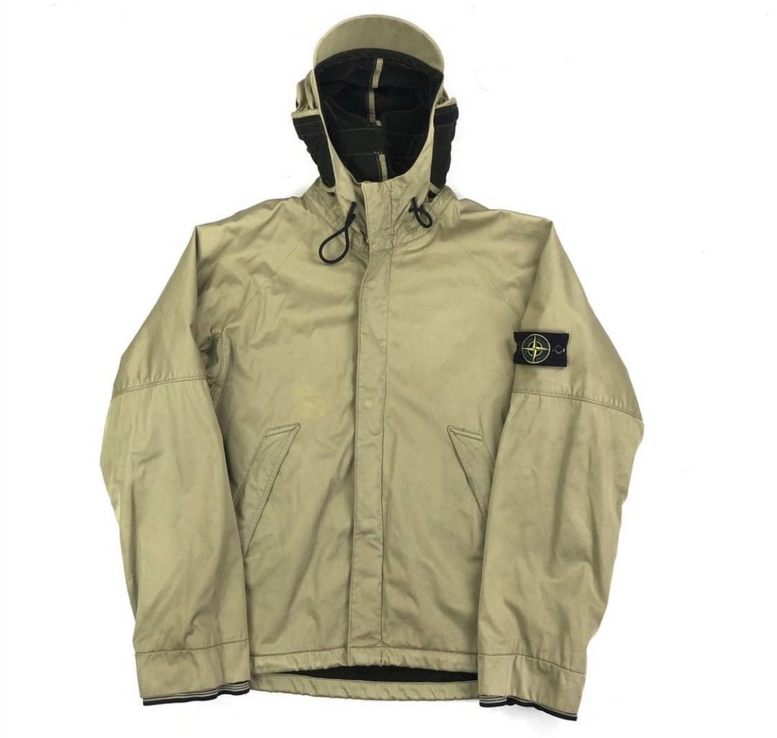 Stone Island AW 2005 Stone Island Raso Floccato Riot Mask Jacket