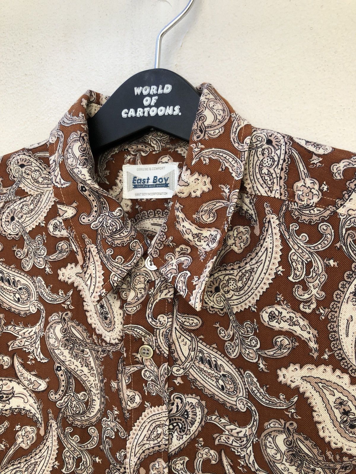 Vintage Vintage Japan Brand East Boy Paisley LS Oversize Shirt Size US M / EU 48-50 / 2 - 8 Thumbnail