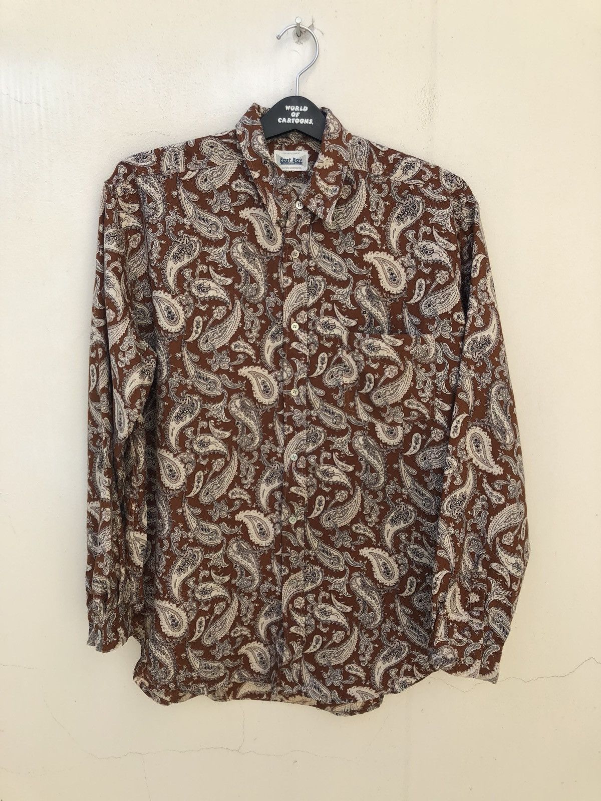 Vintage Vintage Japan Brand East Boy Paisley LS Oversize Shirt Size US M / EU 48-50 / 2 - 6 Thumbnail