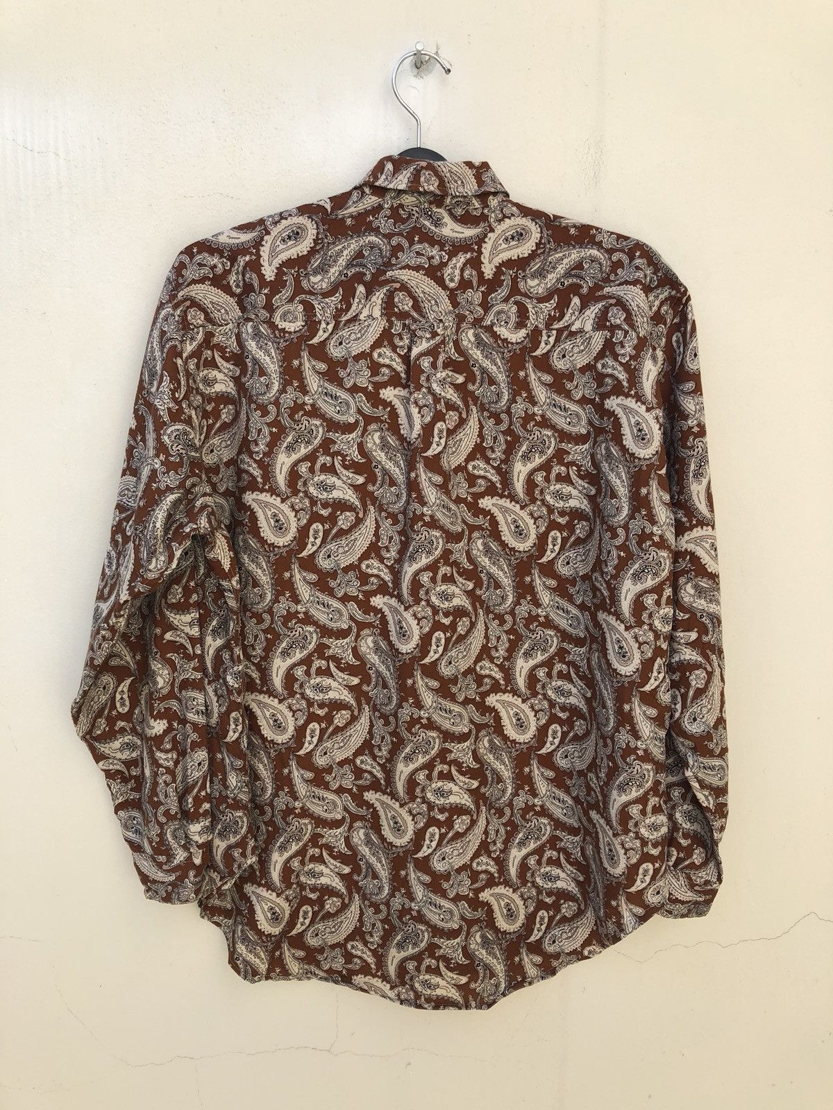 Vintage Vintage Japan Brand East Boy Paisley LS Oversize Shirt Size US M / EU 48-50 / 2 - 11 Thumbnail