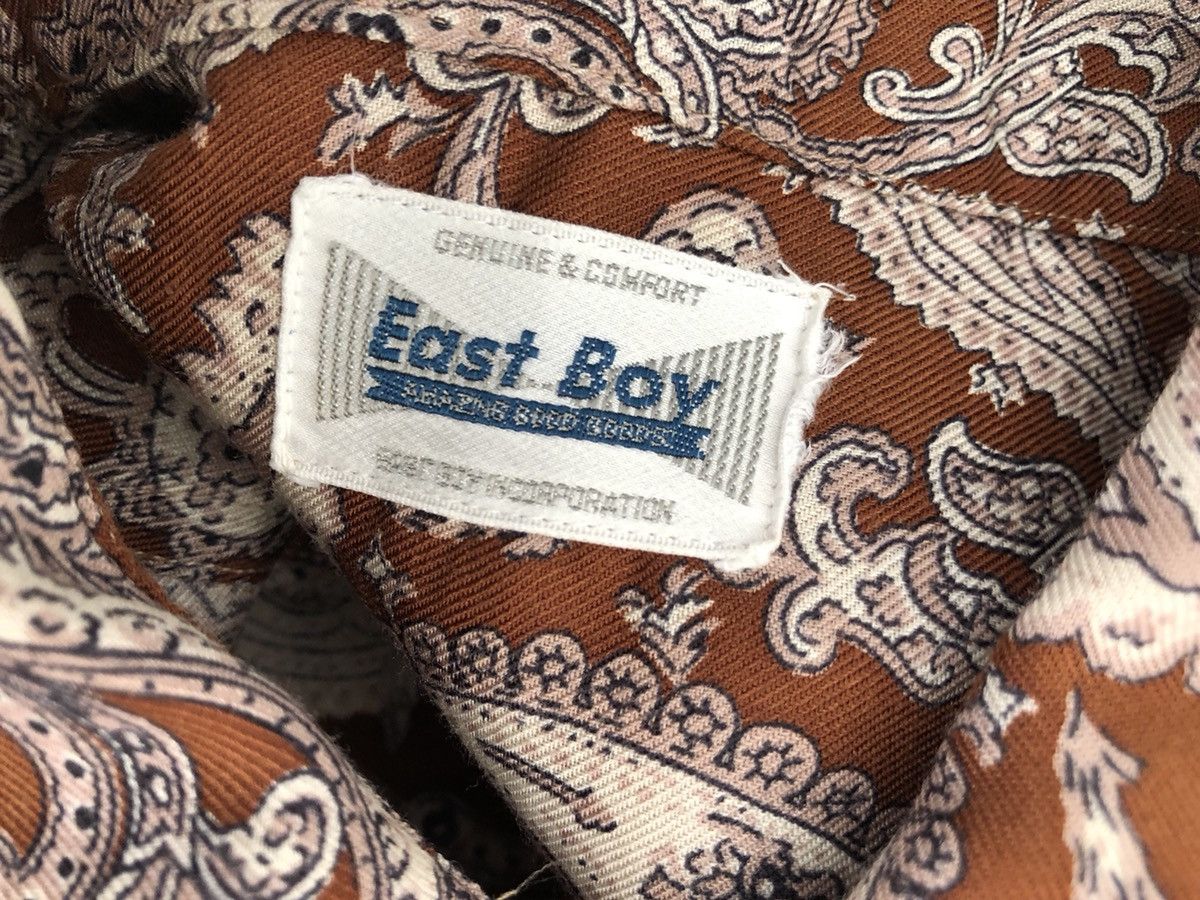 Vintage Vintage Japan Brand East Boy Paisley LS Oversize Shirt Size US M / EU 48-50 / 2 - 14 Thumbnail