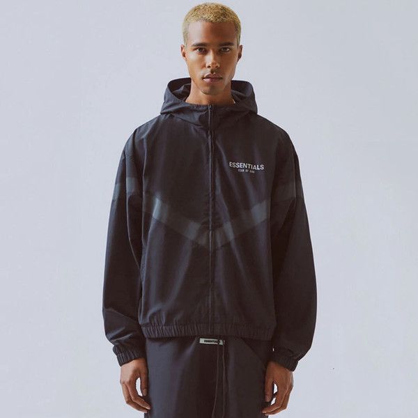 Fear of God Fear of God ESSENTIALS Zip Anorak Windbreaker Jacket Grailed