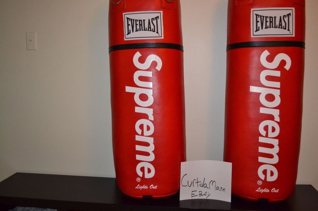 Supreme punching cheap bag replica