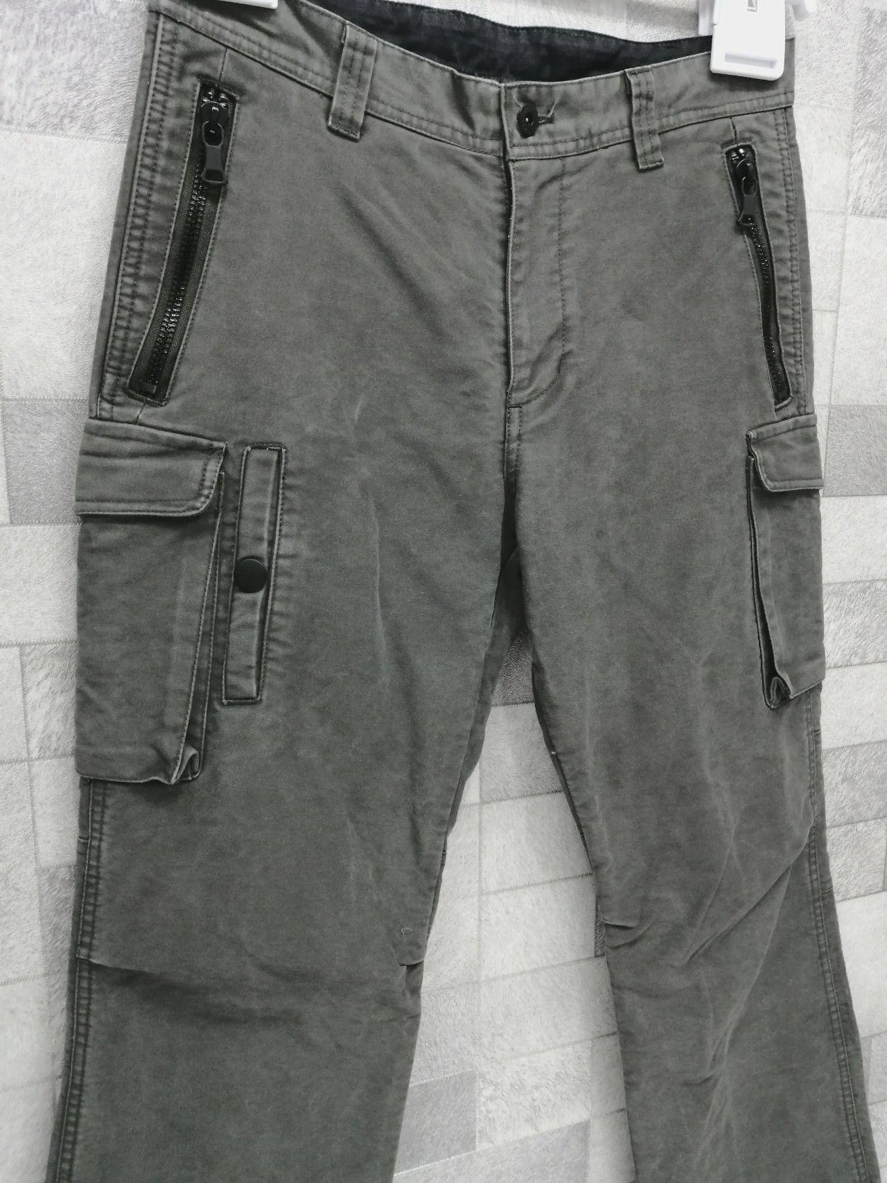 Designer × Japanese Brand MALE & Co. Tactical Gas Mask Multipocketzipper Cargo Pants Size US 30 / EU 46 - 1 Thumbnail